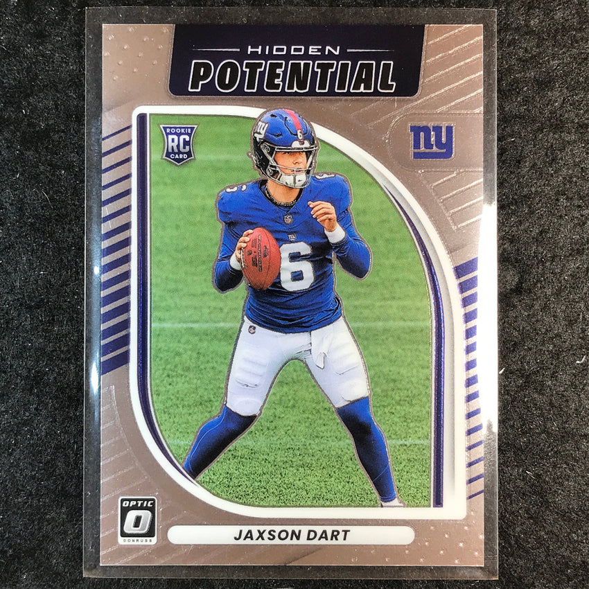 2025 Donruss Optic Football JAXSON DART Hidden Potential Rookie #2