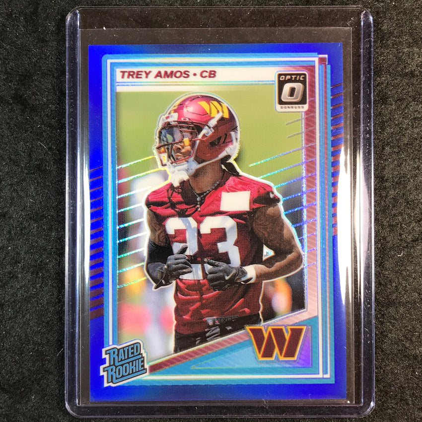 2025 Donruss Optic Football TREY AMOS Rated Rookie Blue 192/249 #267