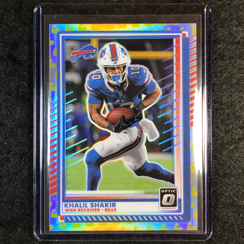2025 Donruss Optic Football KHALIL SHAKIR Base Flex 93/199 #44