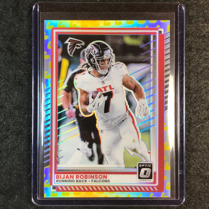2025 Donruss Optic Football BIJAN ROBINSON Base Flex 119/199 #118