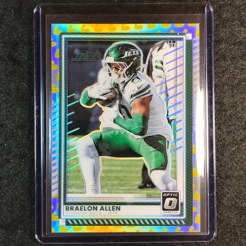 2025 Donruss Optic Football BRAELON ALLEN Base Flex 143/199 #175