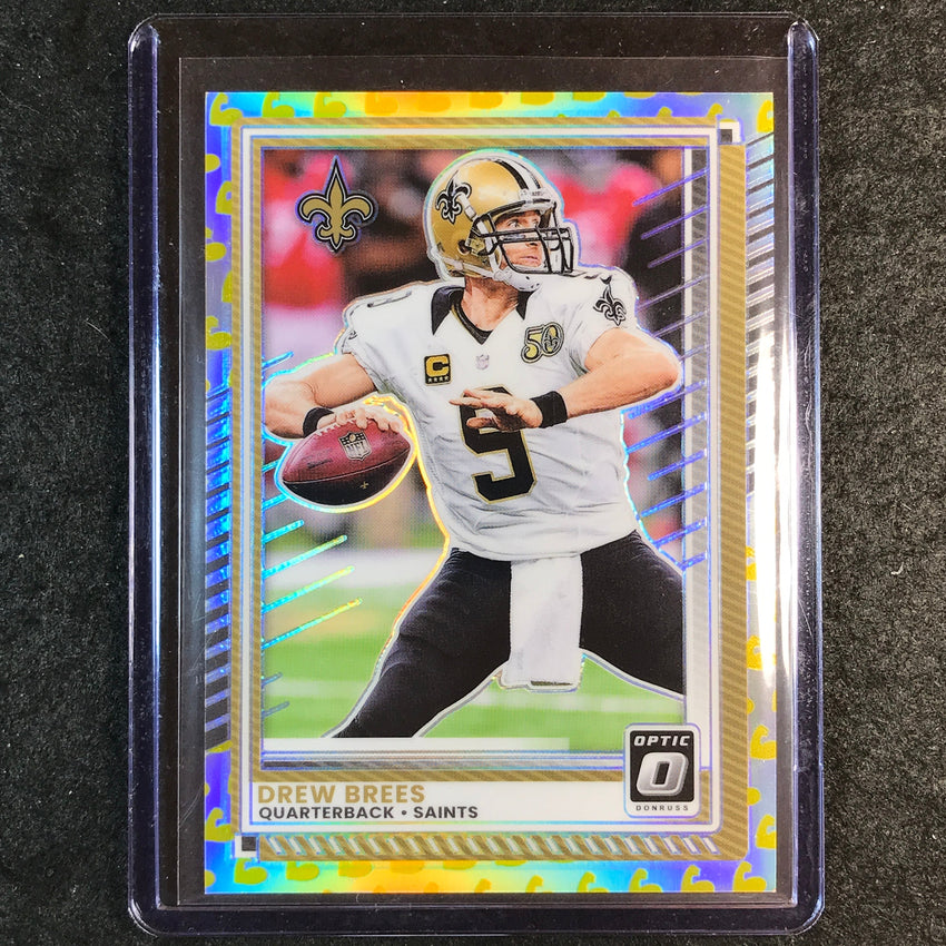 2025 Donruss Optic Football DREW BREES Base Flex 159/199 #190