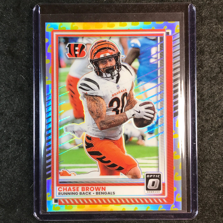 2025 Donruss Optic Football CHASE BROWN Base Flex 178/199 #197