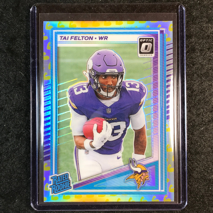 2025 Donruss Optic Football TAI FELTON Rated Rookie Flex 197/199 #239
