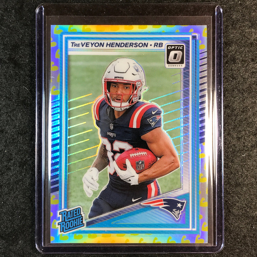 2025 Donruss Optic Football TREVEYON HENDERSON Rated Rookie Flex 145/199 #248