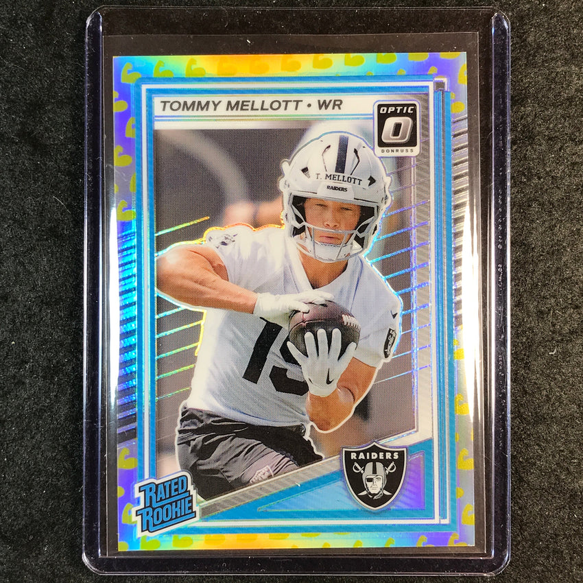2025 Donruss Optic Football TOMMY MELLOTT Rated Rookie Flex 14/199 #299