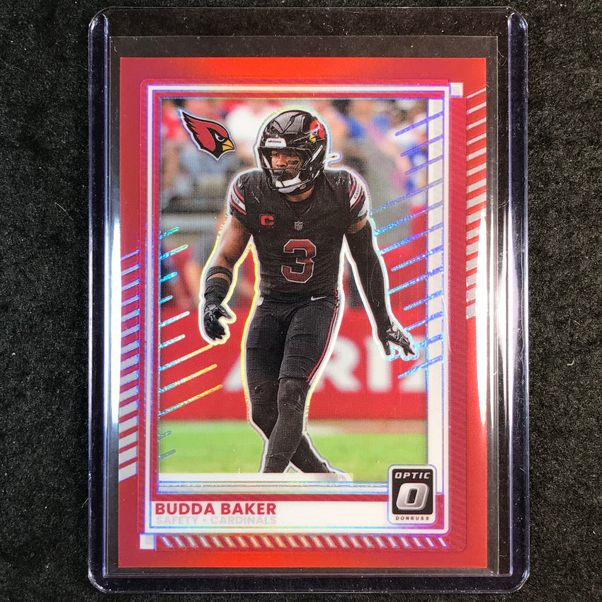 2025 Donruss Optic Football BUDDA BAKER Base Red 114/149 #18