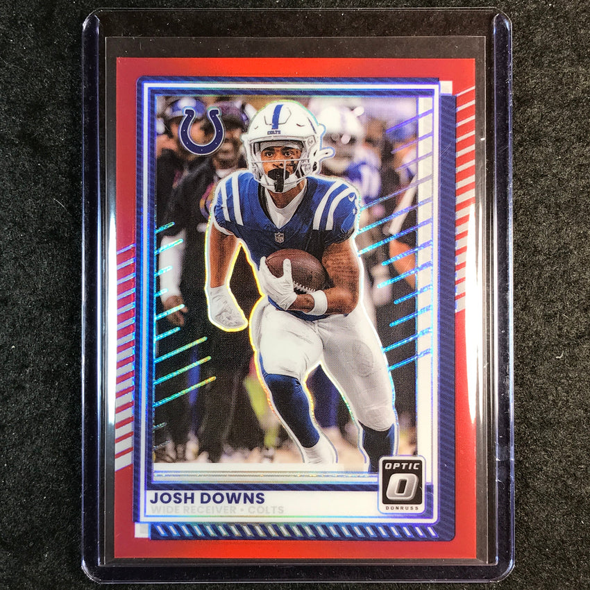 2025 Donruss Optic Football JOSH DOWNS Base Red 23/149 #34