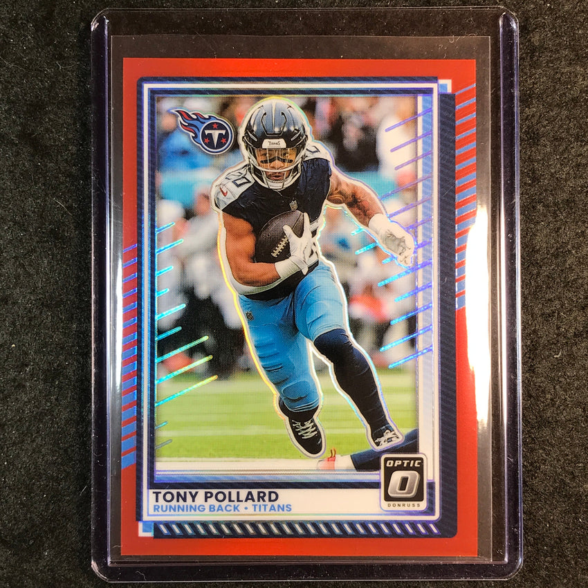 2025 Donruss Optic Football TONY POLLARD Base Red 21/149 #181