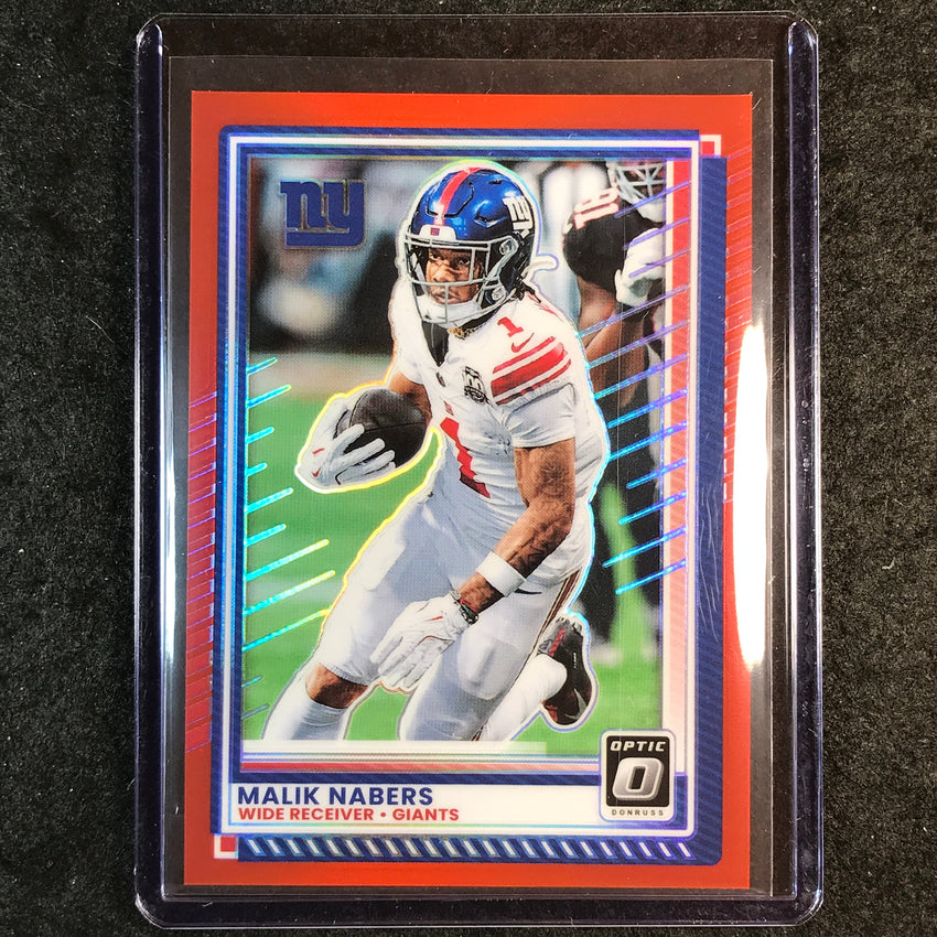 2025 Donruss Optic Football NALIK NABERS Base Red 78/149 #182
