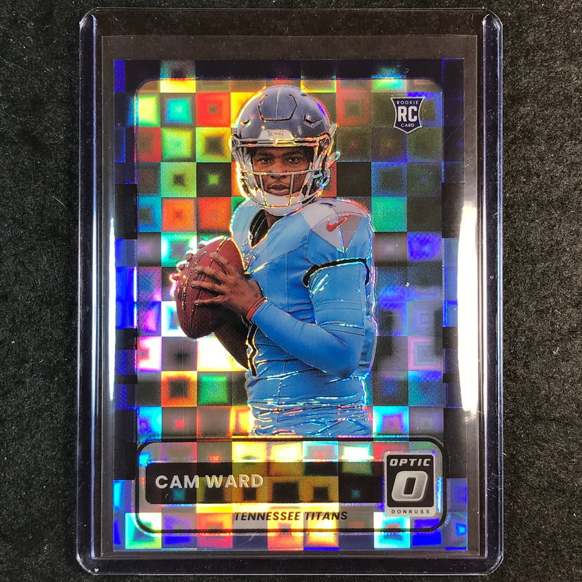 2025 Donruss Optic Football CAM WARD 2015 Retro Rookie Black Pandora 131/149 #1