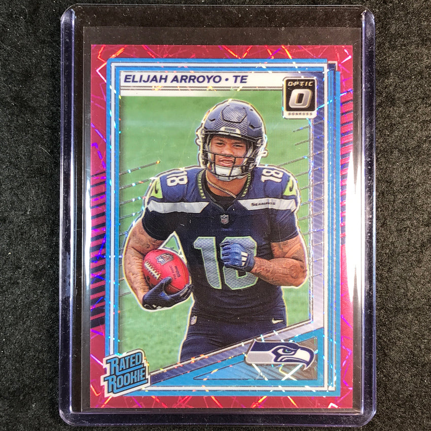 2025 Donruss Optic Football ELIJAH ARROYO Rated Rookie Pink Velocity 5/99 #214