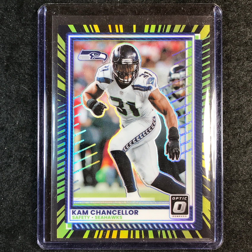 2025 Donruss Optic Football KAM CHANCELLOR Base Electricity 21/75 #45