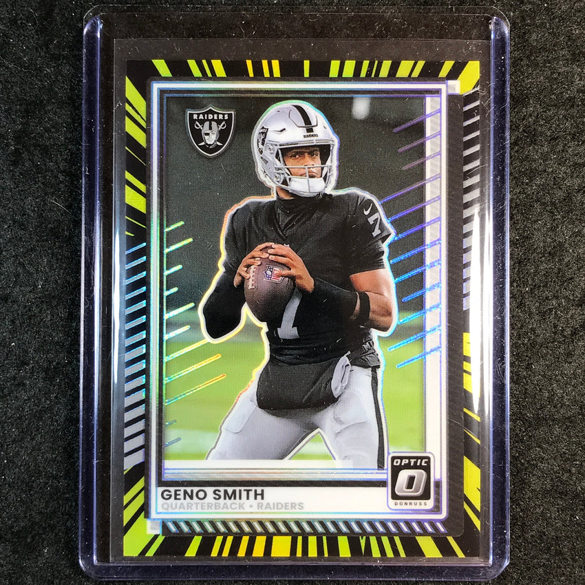 2025 Donruss Optic Football GENO SMITH Base Electricity 3/75 #144