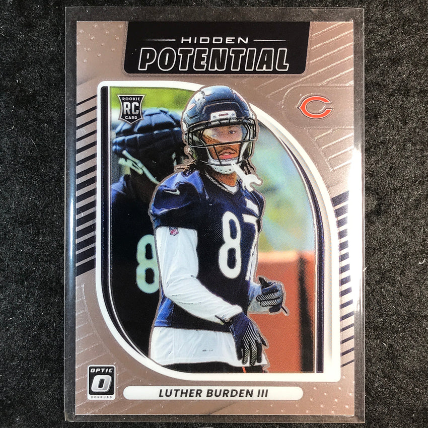 2025 Donruss Optic Football LUTHER BURDEN III Hidden Potential Rookie #16