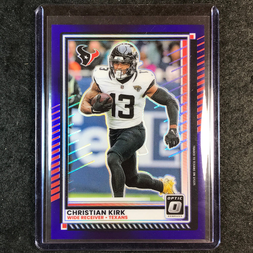 2025 Donruss Optic Football CHRISTIAN KIRK Base Purple 26/60 #129