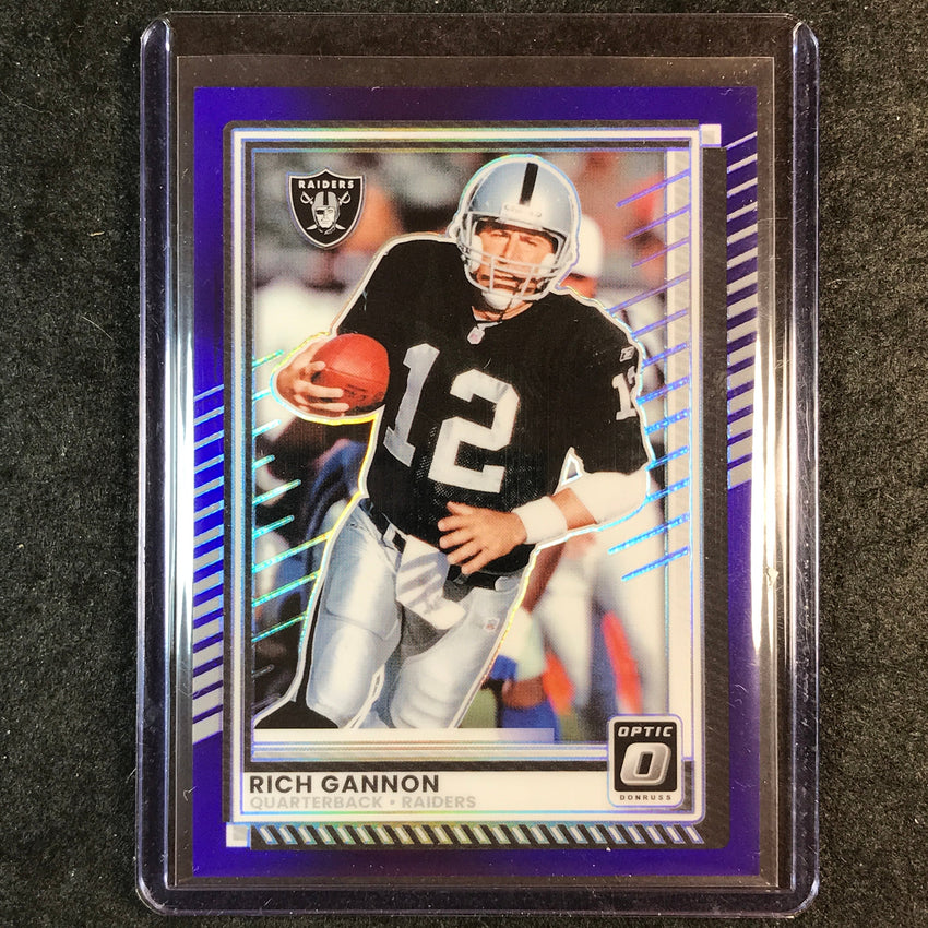 2025 Donruss Optic Football RICH GANNON Base Purple 51/60 #141