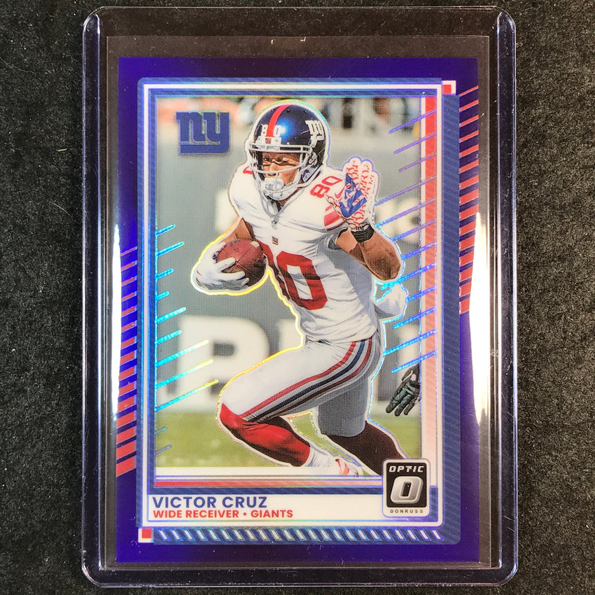 2025 Donruss Optic Football VICTOR CRUZ Base Purple 38/60 #152