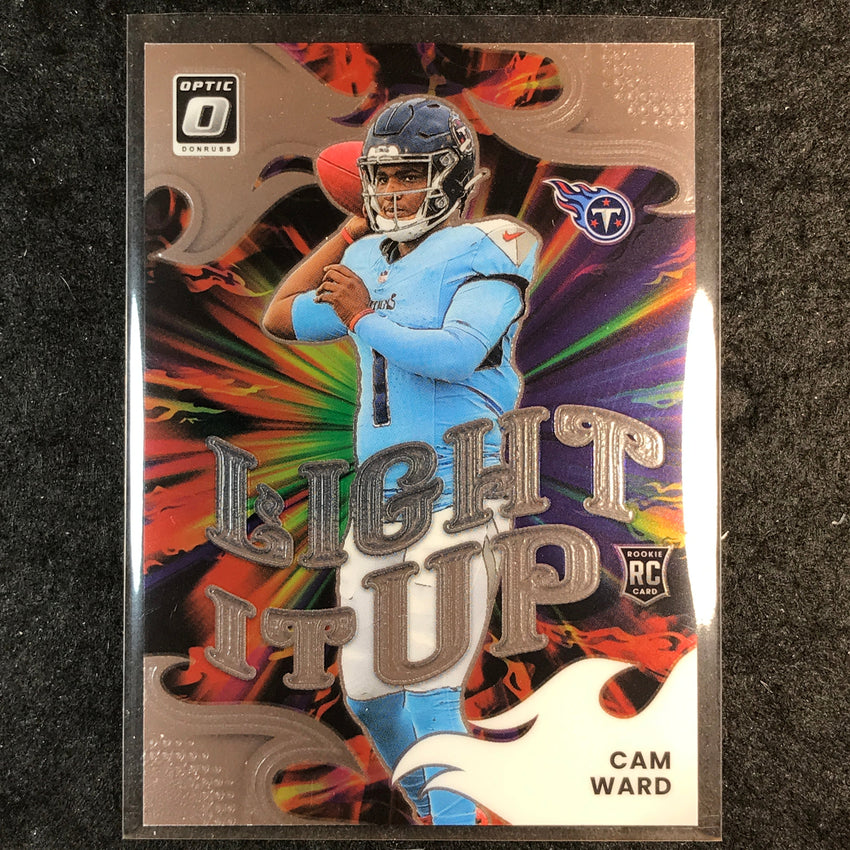 2025 Donruss Optic Football CAM WARD Light It Up Rookie #1