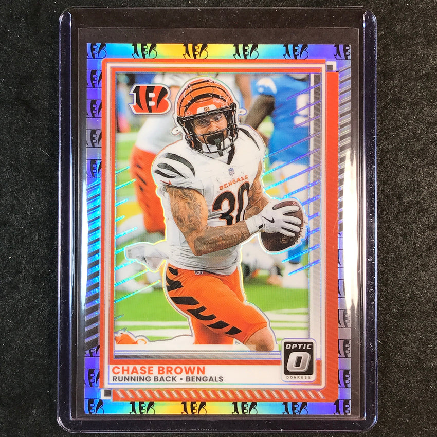 2025 Donruss Optic Football CHASE BROWN Base Team Logo 19/32 #197