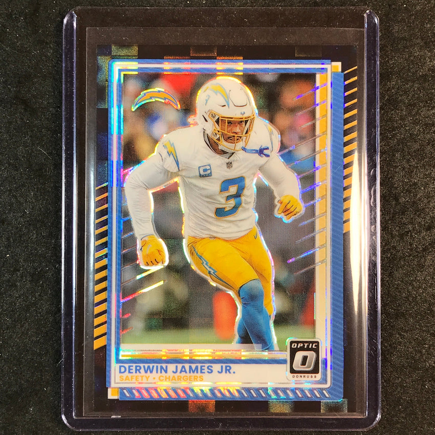 2025 Donruss Optic Football DERWIN JAMES JR. Base Black Pandora 22/25 #98
