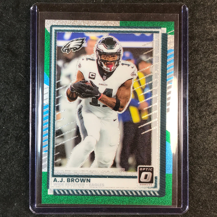 2025 Donruss Optic Football A.J. BROWN Base Jazz SSP #17