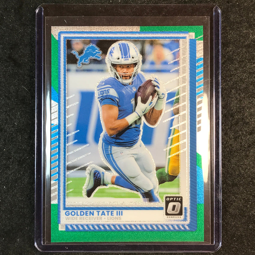 2025 Donruss Optic Football GOLDEN TATE III Base Jazz SSP #124