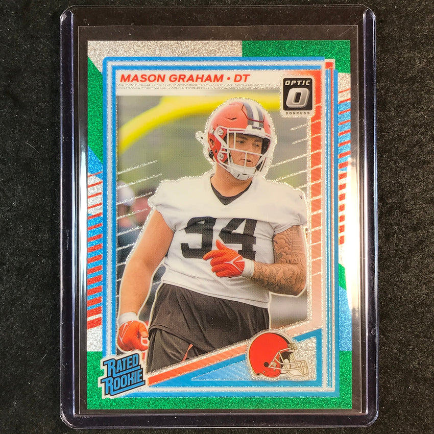 2025 Donruss Optic Football MASON GRAHAM Rated Rookie Jazz SSP #206