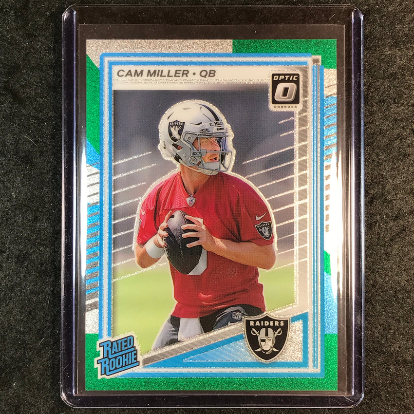 2025 Donruss Optic Football CAM MILLER Rated Rookie Jazz SSP #261