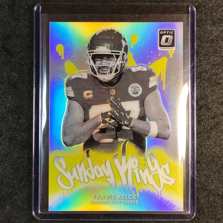 2025 Donruss Optic Football TRAVIS KELCE Sunday Kings SSP #8