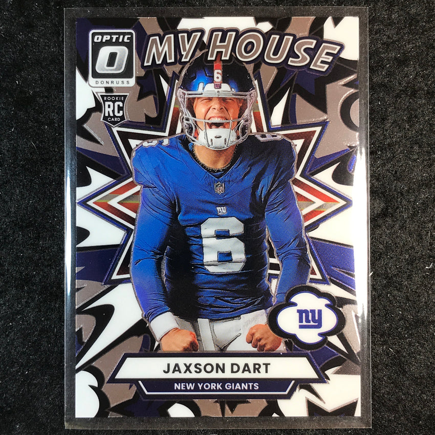 2025 Donruss Optic Football JAXSON DART My House Rookie #2