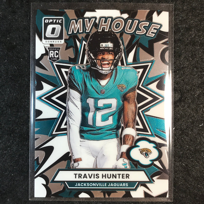 2025 Donruss Optic Football TRAVIS HUNTER My House Rookie #3