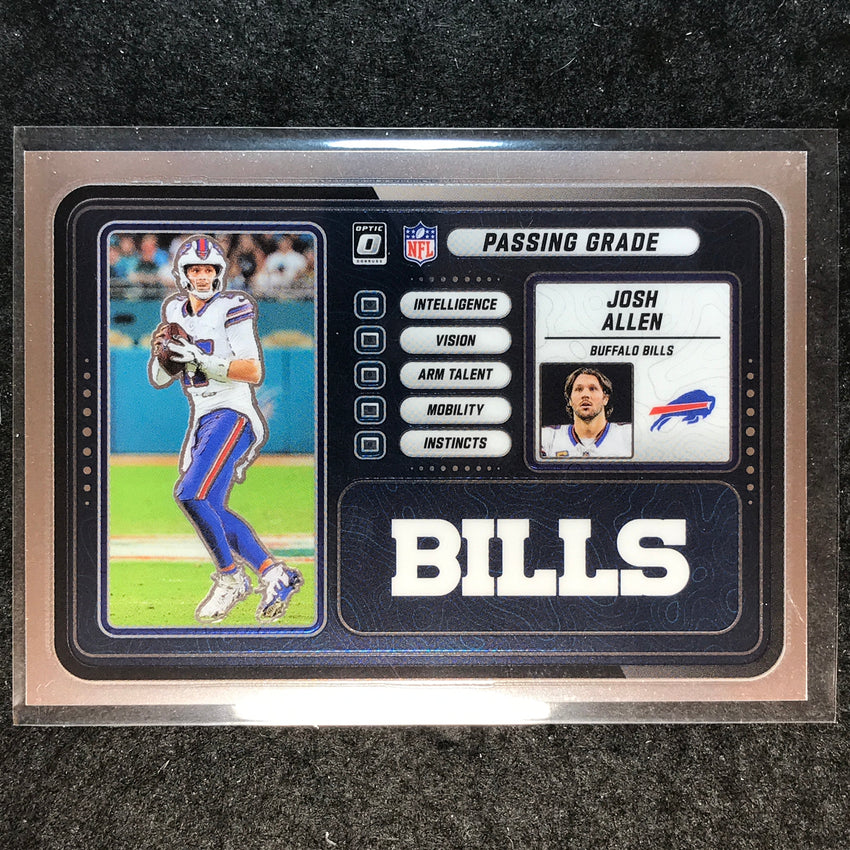 2025 Donruss Optic Football JOSH ALLEN Passing Grade #7