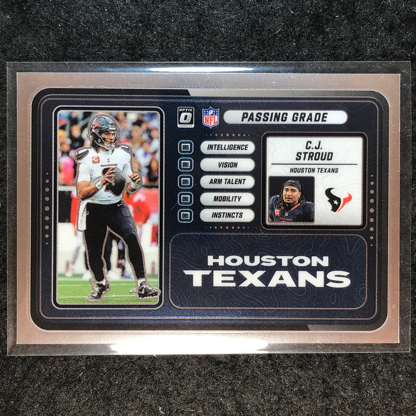 2025 Donruss Optic Football C.J. STROUD Passing Grade #9