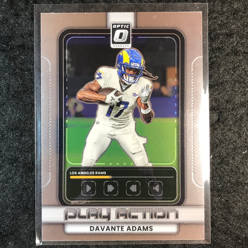 2025 Donruss Optic Football DAVANTE ADAMS Play Action #19