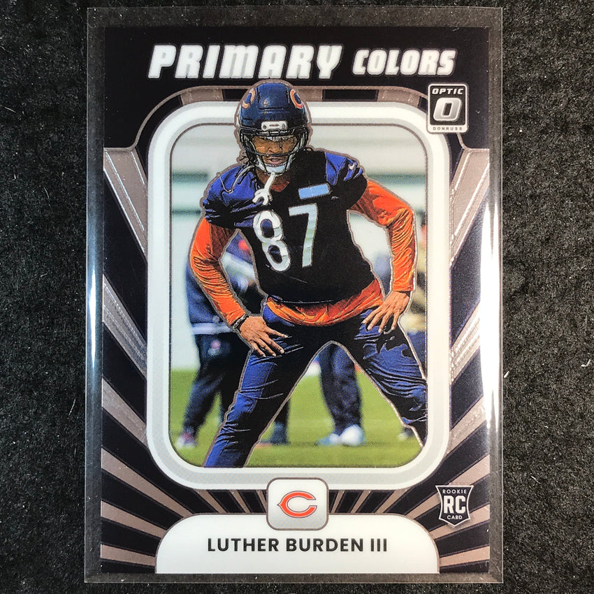 2025 Donruss Optic Football LUTHER BURDEN III Primary Colors Rookie #6