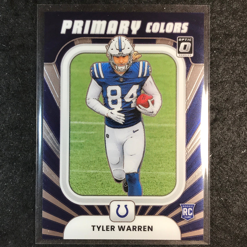 2025 Donruss Optic Football TYLER WARREN Primary Colors Rookie #16
