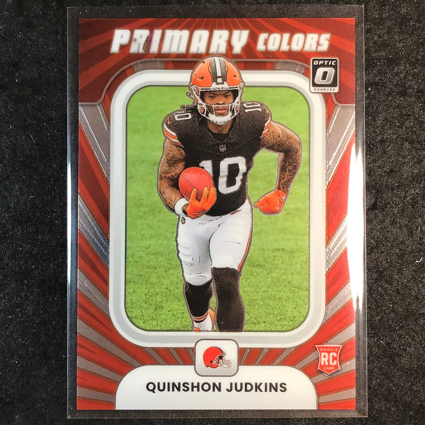 2025 Donruss Optic Football QUINSHON JUDKINS Primary Colors Rookie #17