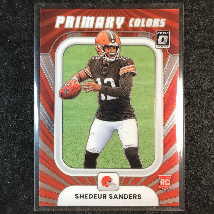 2025 Donruss Optic Football SHEDEUR SANDERS Primary Colors Rookie #19