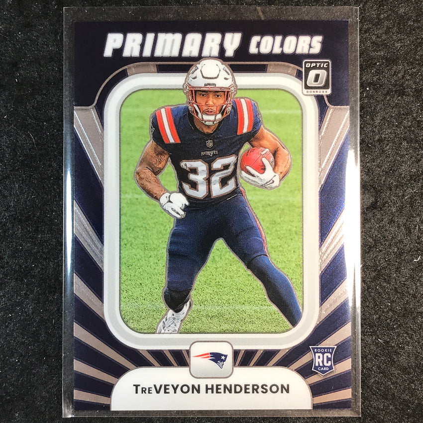 2025 Donruss Optic Football TREVEYON HENDERSON Primary Colors Rookie #20