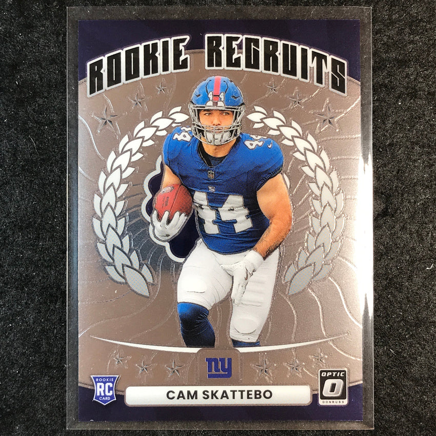 2025 Donruss Optic Football CAM SKATTEBO Rookie Recruits #9