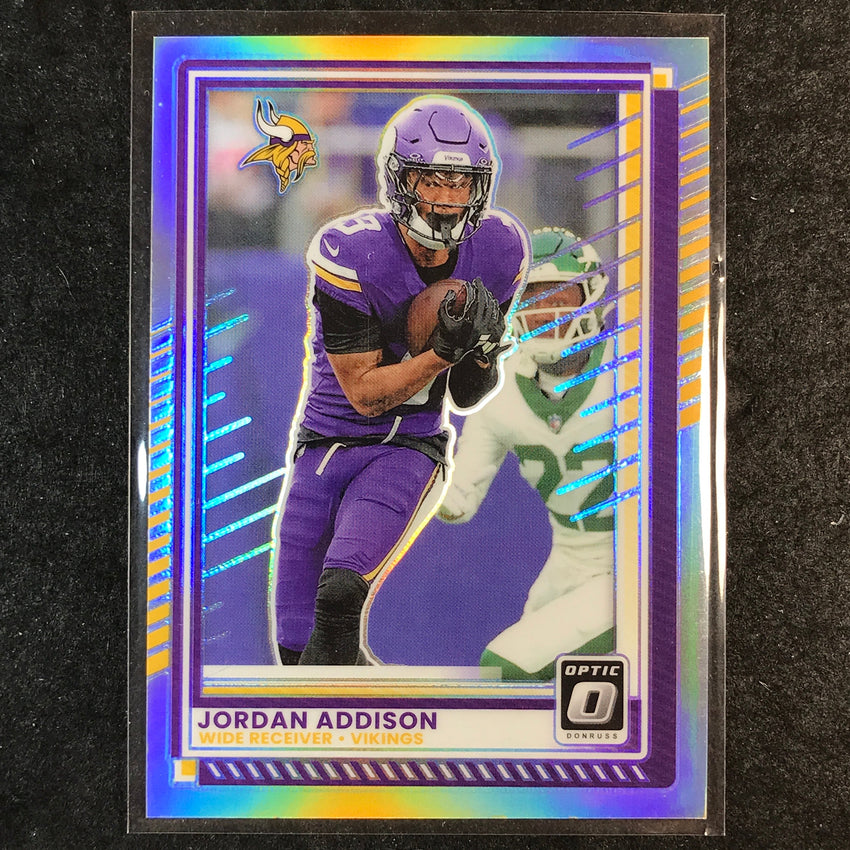 2025 Donruss Optic Football JORDAN ADDISON Base Holo #35