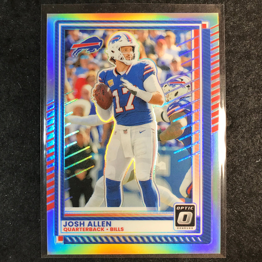 2025 Donruss Optic Football JOSH ALLEN Base Holo #70