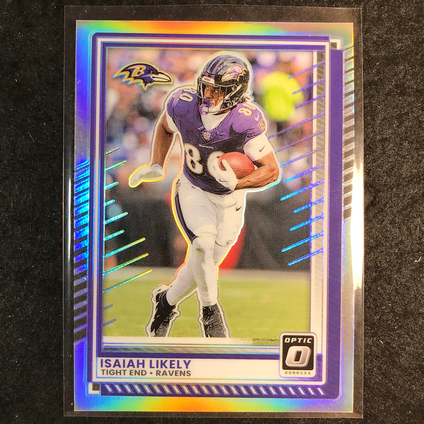 2025 Donruss Optic Football ISAIAH LIKELY Base Holo #101