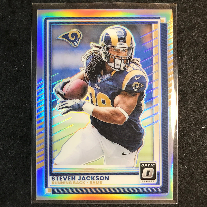 2025 Donruss Optic Football STEVEN JACKSON Base Holo #142