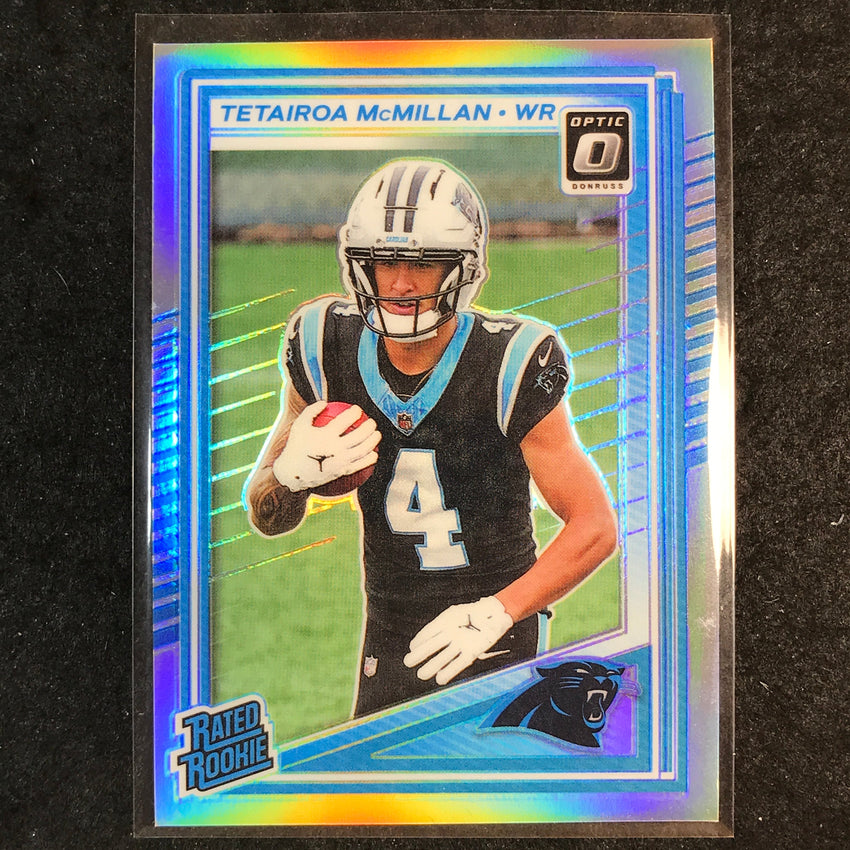 2025 Donruss Optic Football TETAIROA MCMILLAN Rated Rookie Holo #209