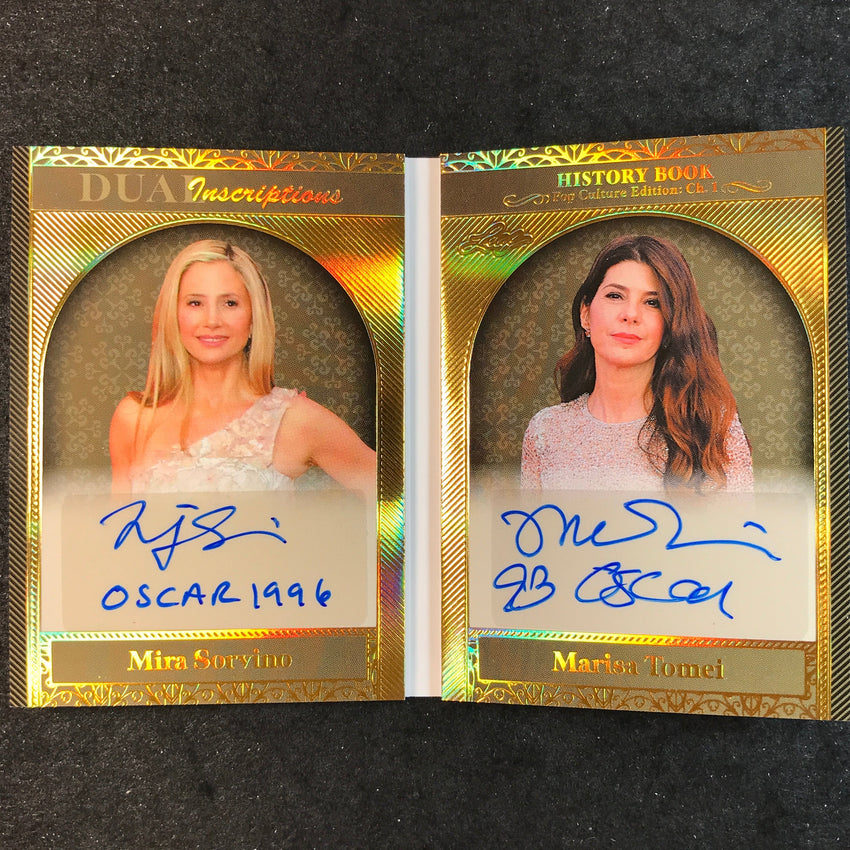 2024 Leaf History Book Pop Culture SORVINO MARISA TOMEI Inscriptions Auto 1/1