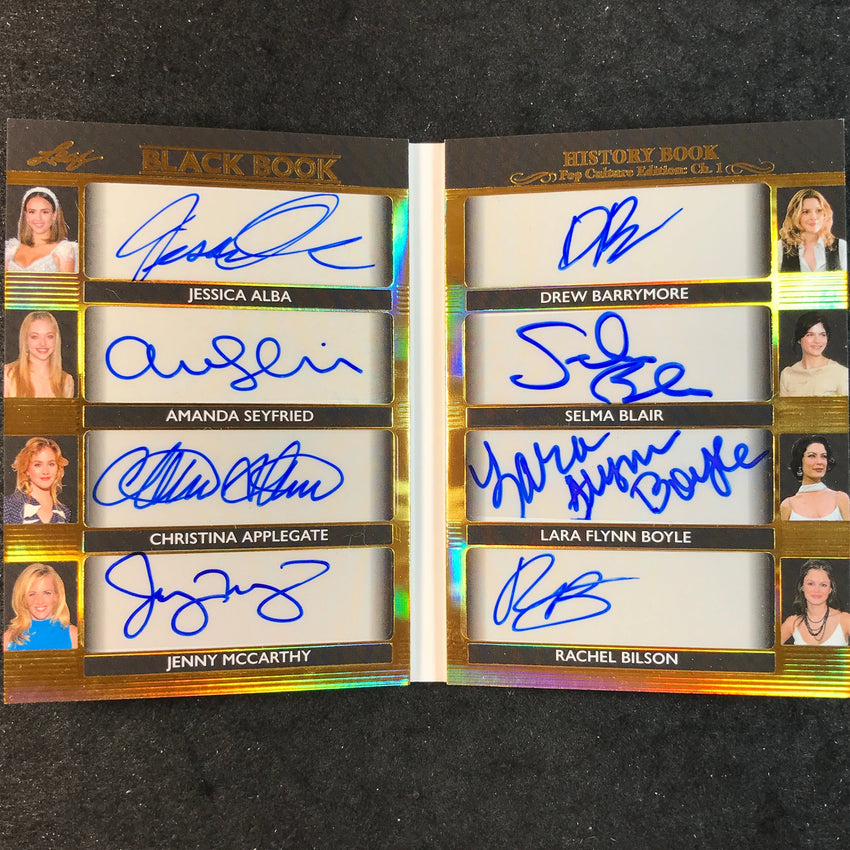 2024 Leaf History Book Pop Culture ALBA SEYFRIED BARRYMORE BLAIR ET AL. Auto 1/1