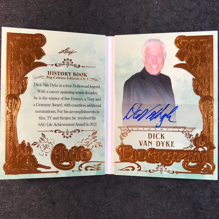 2024 Leaf History Book Pop Culture DICK VAN DYKE Autobiography Bronze 13/25