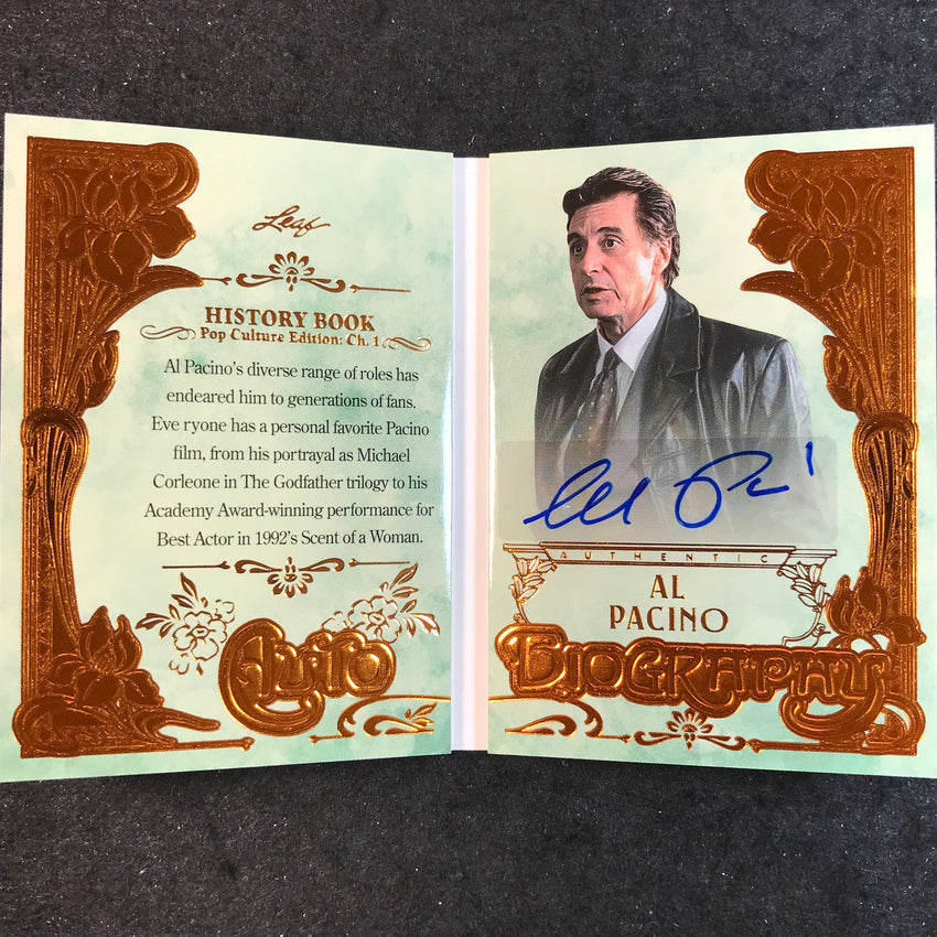 2024 Leaf History Book Pop Culture AL PACINO Autobiography Bronze 12/15